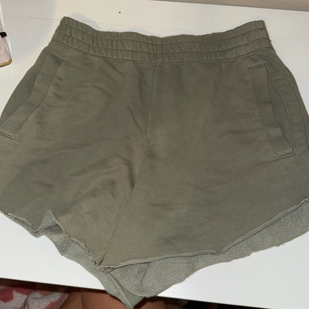 Green aerie sweatshorts